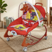 4 in 1 Baby Rocker Chair with Wheels - Image 2