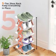 5 Layer Plastic Shoe Rack - Image 3