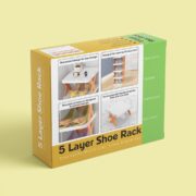 5 Layer Plastic Shoe Rack - Image 4